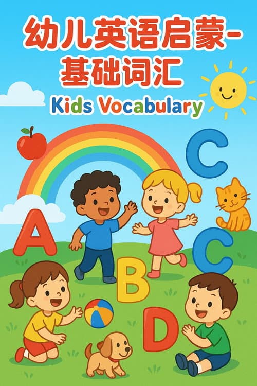 幼儿英语启蒙-基础词汇 Kids vocabulary